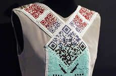 QR Code-Patterned Fashion