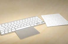 Flip-Out Keyboard Touchpads