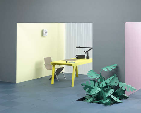Paper Cutout Offices