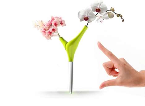 Playful Splaying Stem Holders