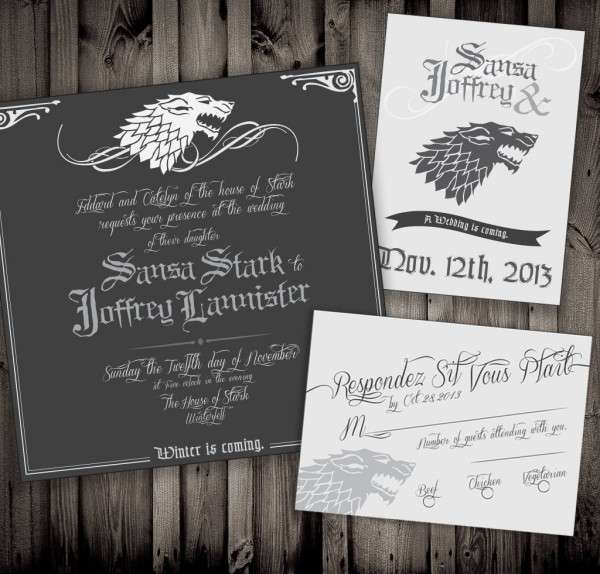 Fantasy Wedding Invitations