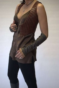 Fingerless Arm Gloves Image 4