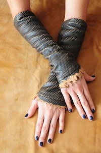 Fingerless Arm Gloves Image 5