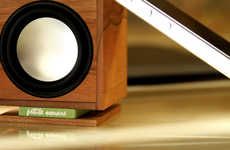 High-Tech Timber Speakers