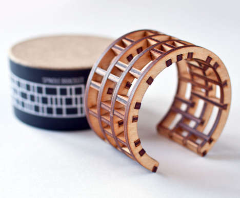 Architectural Plywood Jewelry
