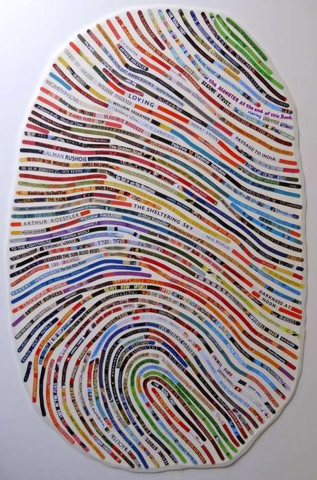 Literature Fingerprint Artworks