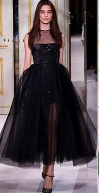 Dramatic Monochrome Couture Image 3