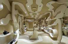 Hypnotic Ribbon-Lined Retailers
