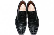 Leather Punctured Footwear