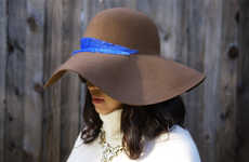 DIY Feather Accented Hats