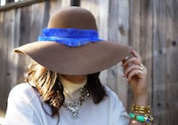 DIY Feather Accented Hats Image 3
