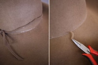 DIY Feather Accented Hats Image 4