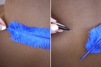 DIY Feather Accented Hats Image 5