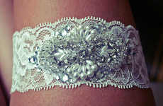Glitzy DIY Garter Belts
