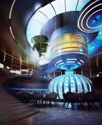 Orbit-Inspired Underwater Hotels Image 5
