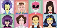 Eclectic Fictional Female Paintings Image 2