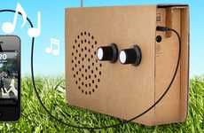 Recyclable Corrugated Radios