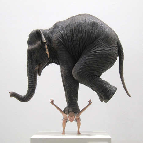 Artist-Trampling Elephants