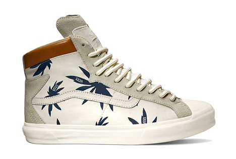 Palm Tree-Clad Sneakers