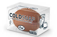 Football-Shaped Ice Cubes