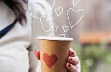 Customizable Heart-Stamped Cups