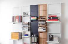 Compact Drop-Down Shelving