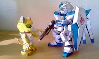 Paper-Sculpted Gaming Statues Image 6