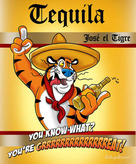 Alcholic Cereal Posters