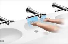 Built-In Hand Dryer Faucets