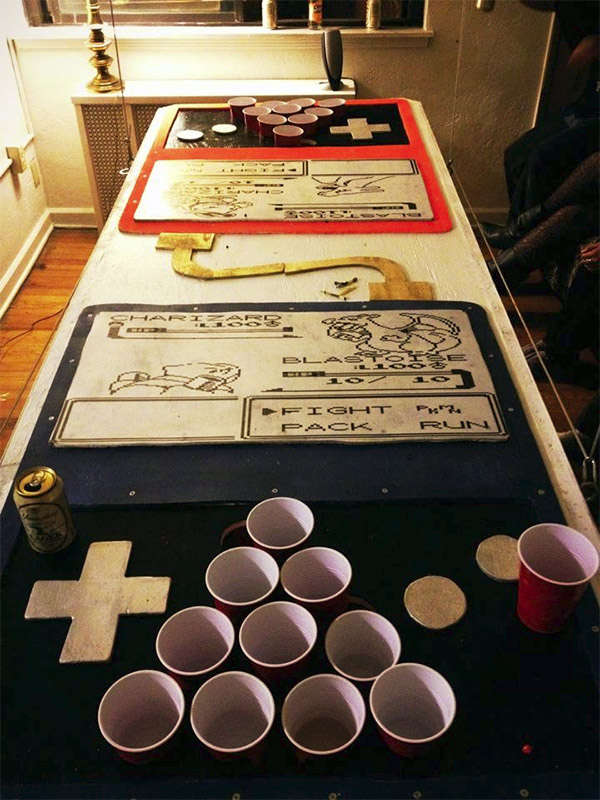 Video Game Drinking Tables