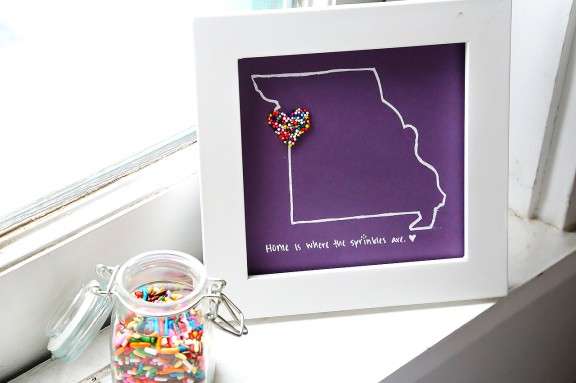 Sprinkle-Accented Maps