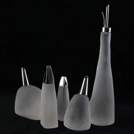 Glacier Glass Condiments