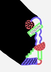 Colorfully Squiggly Illustrations Image 3