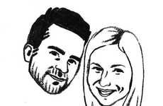 Personalized Nuptial Portrait Stamps