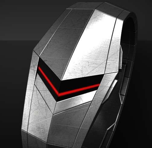 Futuristic Chevron Timepieces