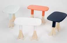 Animalistic Two-Footed Tables