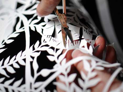 Delicately Detailed Paper Art