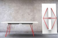 Groove-Framed Foldable Tables Image 2