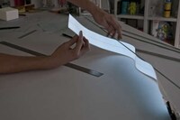 Sagging Strip Floor Lamps Image 5