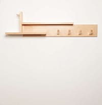 Constructivist Timber Coat Hooks Image 5