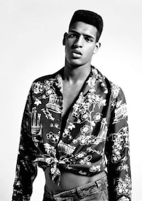 Androgynous Crop Top Menswear Image 2