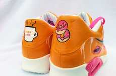 Vibrant Donut-Inspired Sneakers