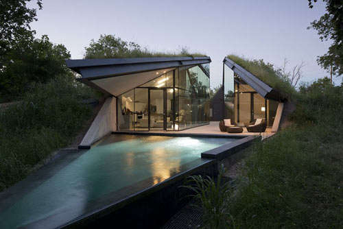 Modern Sunken Houses