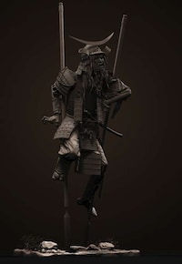 Meticulous Samurai Sculptures Image 2