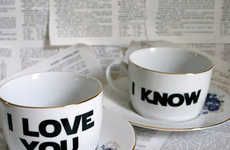 Sarcastically Romantic Tea Cups