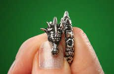 Medieval Dragon Rings