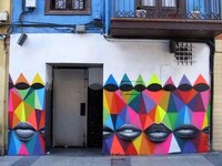 Vivifying Color Shapes Graffiti Image 4