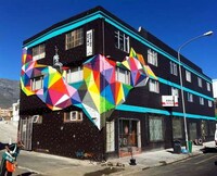 Vivifying Color Shapes Graffiti Image 5