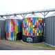 Vivifying Color Shapes Graffiti Image 7