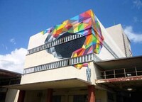 Vivifying Color Shapes Graffiti Image 8